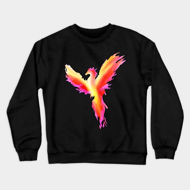 Phoenix Crewneck Sweatshirt by Trashfox